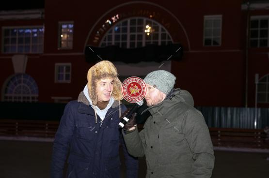 Александр Якушев на выставке «Рекорды спорта»