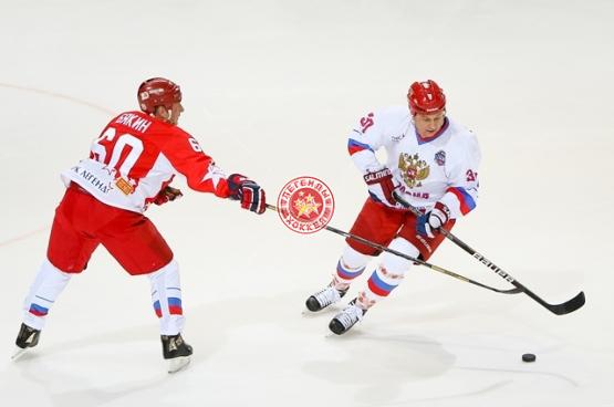 Открытая тренировка российской сборной Легенд мирового хоккея