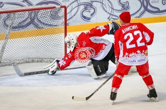 Открытая тренировка российской сборной Легенд мирового хоккея