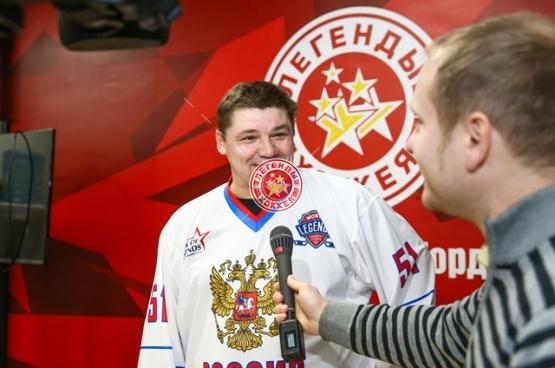 Открытая тренировка российской сборной Легенд мирового хоккея