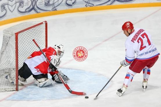 Открытая тренировка российской сборной Легенд мирового хоккея