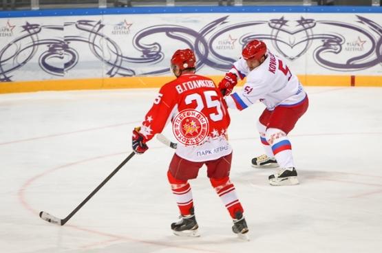 Открытая тренировка российской сборной Легенд мирового хоккея