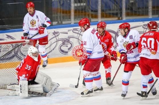 Открытая тренировка российской сборной Легенд мирового хоккея