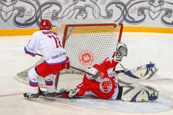 Открытая тренировка российской сборной Легенд мирового хоккея