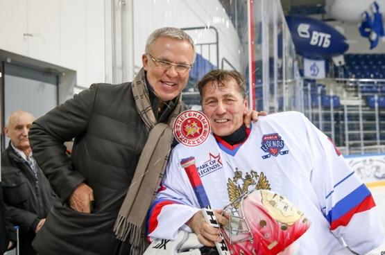 Открытая тренировка российской сборной Легенд мирового хоккея