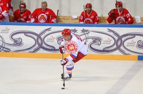 Открытая тренировка российской сборной Легенд мирового хоккея