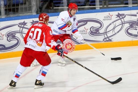Открытая тренировка российской сборной Легенд мирового хоккея