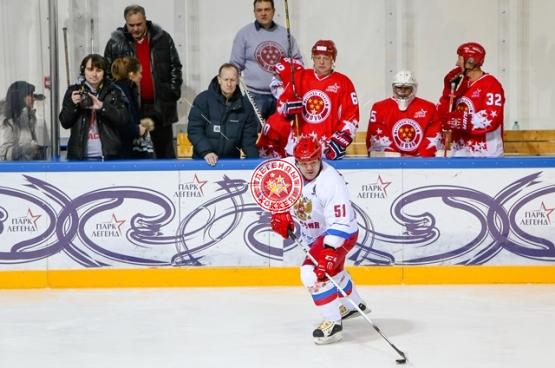 Открытая тренировка российской сборной Легенд мирового хоккея