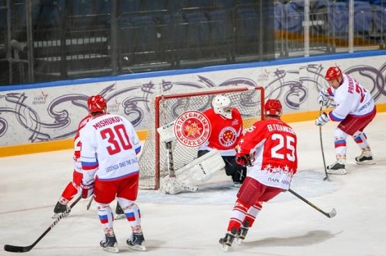 Открытая тренировка российской сборной Легенд мирового хоккея