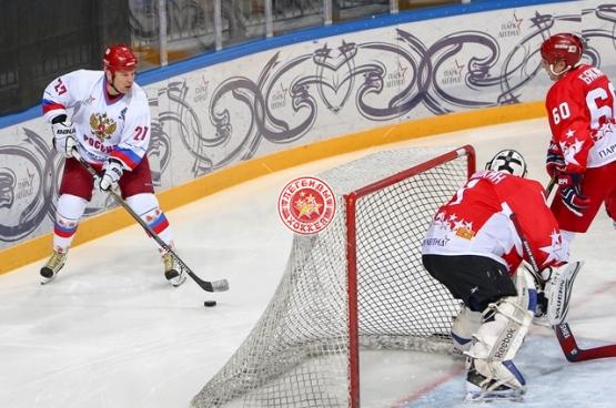 Открытая тренировка российской сборной Легенд мирового хоккея