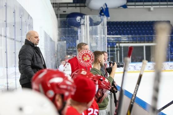 Открытая тренировка российской сборной Легенд мирового хоккея